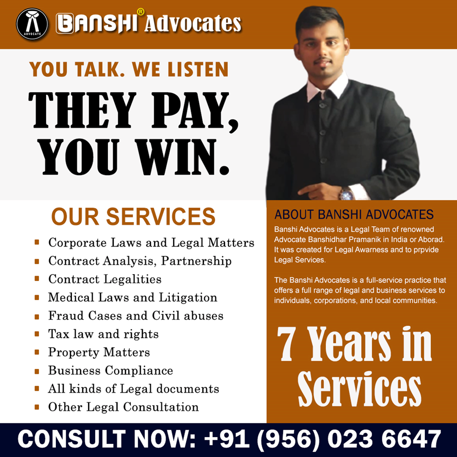 Banshi Advocates is ready to provide legal assistance to all corporate sectors in Delhi 