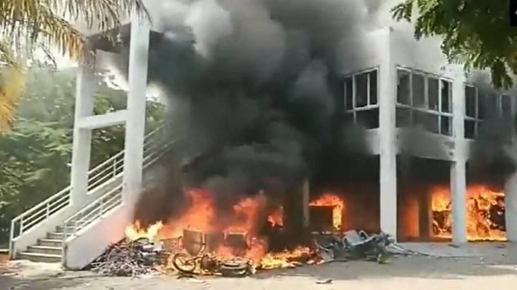 Violent Protests Erupt as NCP MLA's Home Set Ablaze Amid Maratha Quota Unrest in Maharashtra