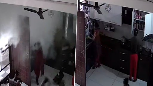 Pressure Cooker Explosion Narrowly Misses Family in Punjab's Patiala; Kitchen Destroyed