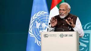 "PM Modi Proposes India as Host for COP28, Unveils 'Green Credit' Scheme at Climate Summit"