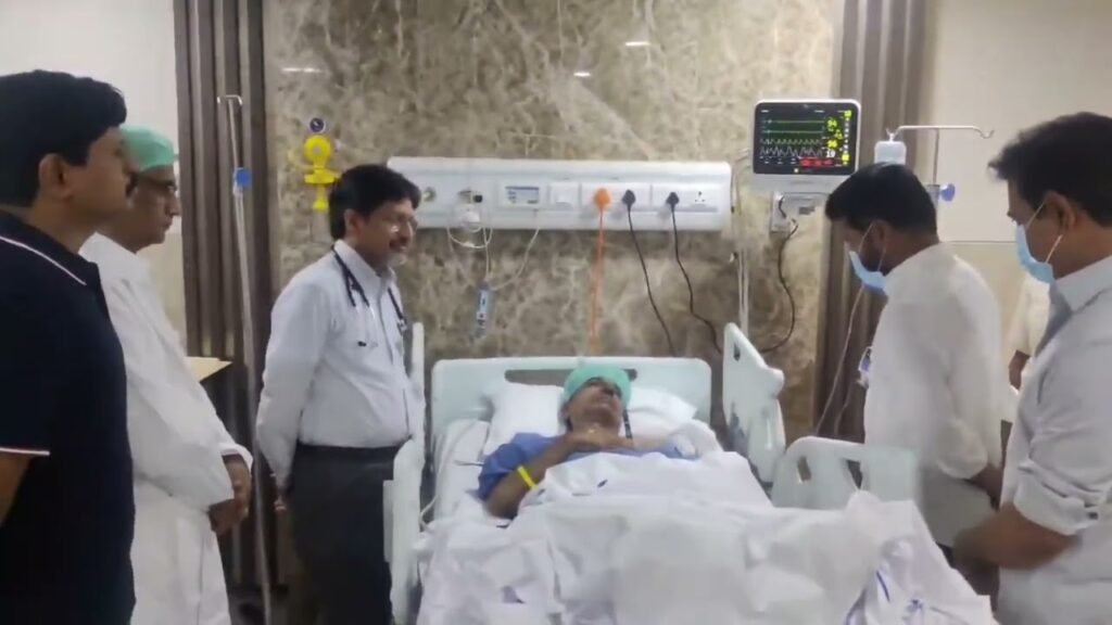 Telangana Chief Minister Revanth Reddy Visits KCR in Hospital, Offers Support Amidst Health Concerns