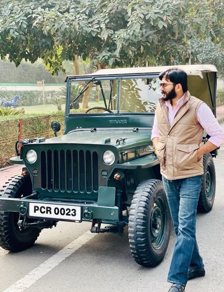 "Anant Sharma: The Jeep Enthusiast Revving Up Ferozepur's Automotive Scene"
