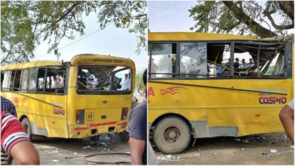 Six Children Killed, 13 Injured in Tragic School Bus Accident in Haryana