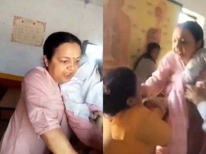 "Agra School Principal Caught on Video Assaulting Teacher Over Alleged Tardiness"