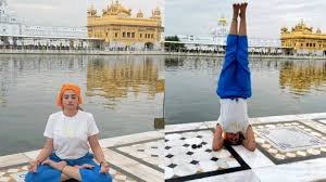 Case Filed Against Instagram Influencer for Doing Yoga at Golden Temple