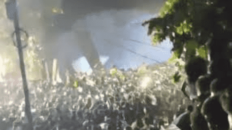 Video: Tin Roof Collapses During Bihar Music Show, Several Injured