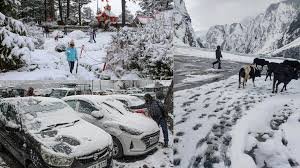 Himachal Pradesh Turns Into White Wonderland: Snowfall Brings Cheer and Challenges