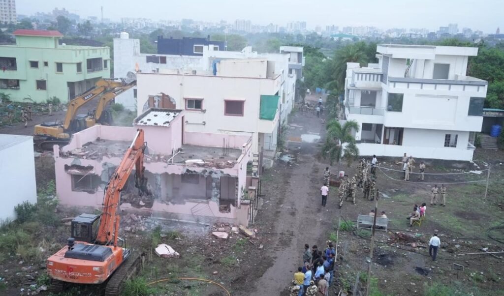 Drive to Demolish Unauthorised Bungalows Begins in Pimpri Chinchwad Following Supreme Court Orders