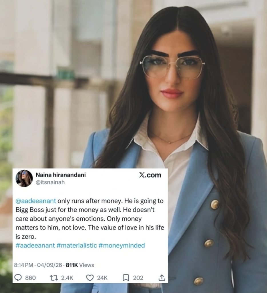I Always Tried to Keep Him Happy’: Naina Hiranandani Gets Emotional About Her Relationship With Aadeeanant